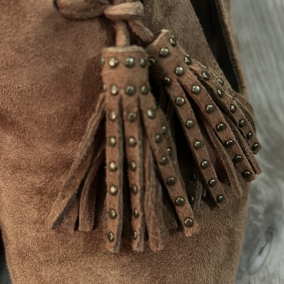 STUART WEITZMAN SUEDE PENNY LOAFER POINTY TOED PUMPS SIZE 11 EEEUC - Picture 5 of 11